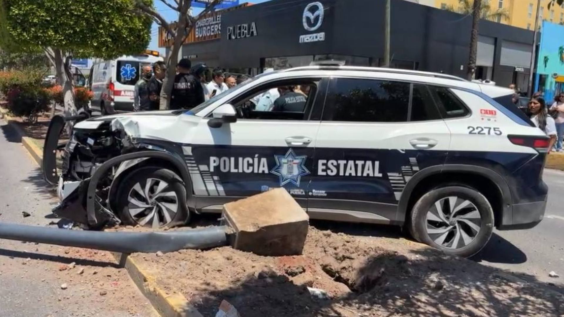Patrulla Estatal Ciclista Atropellado Tehuacán Puebla Avenida Adolfo López Mateos Accidente