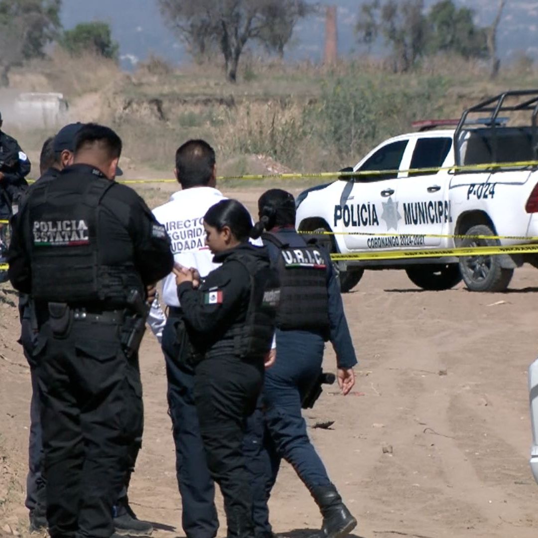 Cuerpo Hombre Muerto Bolsas Basura Plástico San Antonio Mihuacán Coronango Puebla