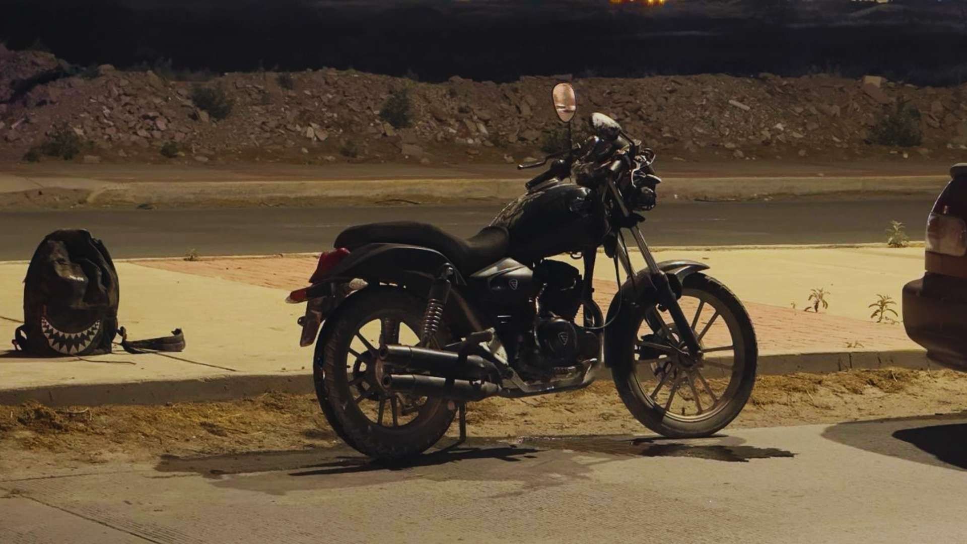 El Motociclista fue Asegurado por Autoridades