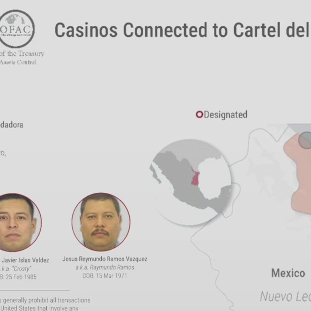 Casinos en México sancionados por Estados Unidos