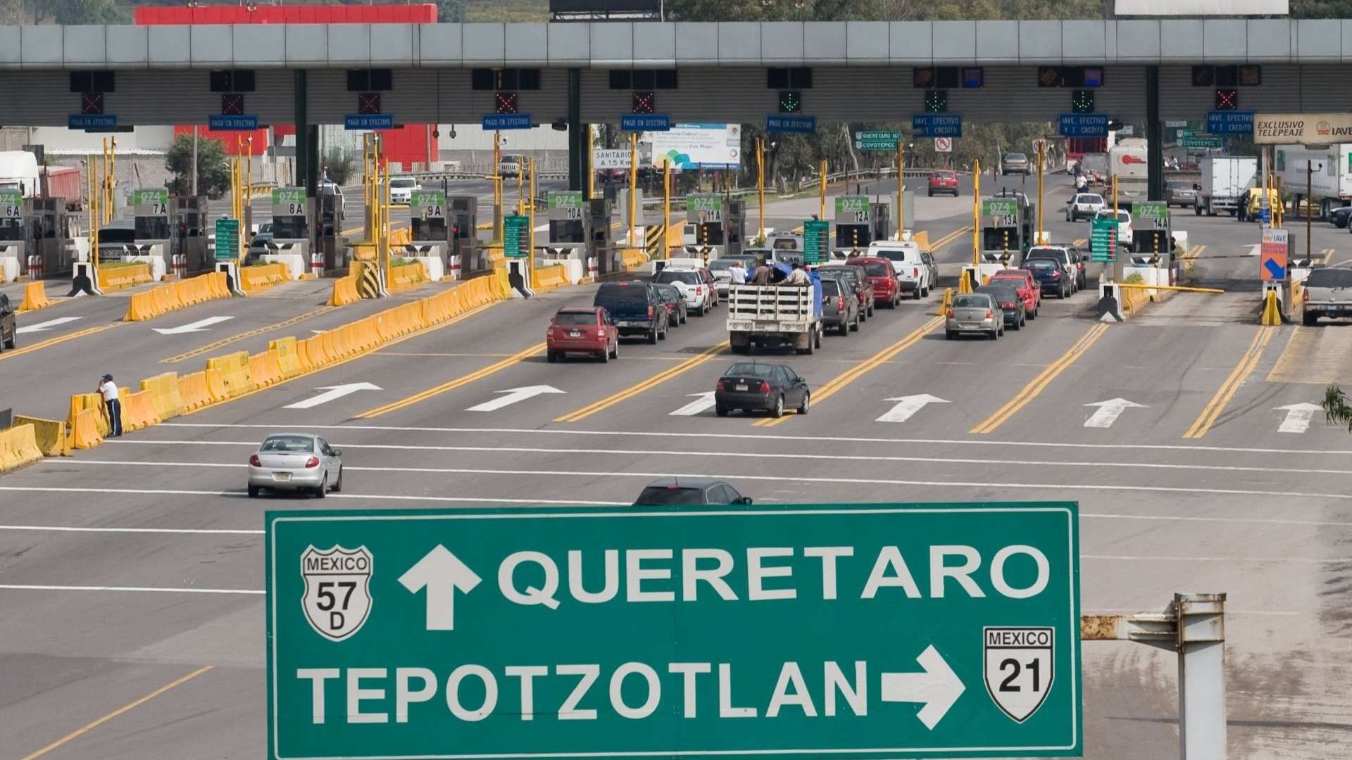 Caseta de Tepotzotlán en la México-Querétaro