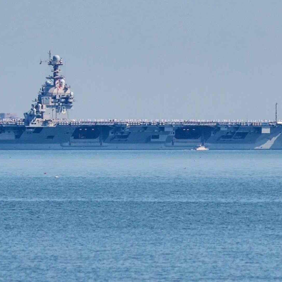 El portaaviones USS Gerald R. Ford. Foto: AP