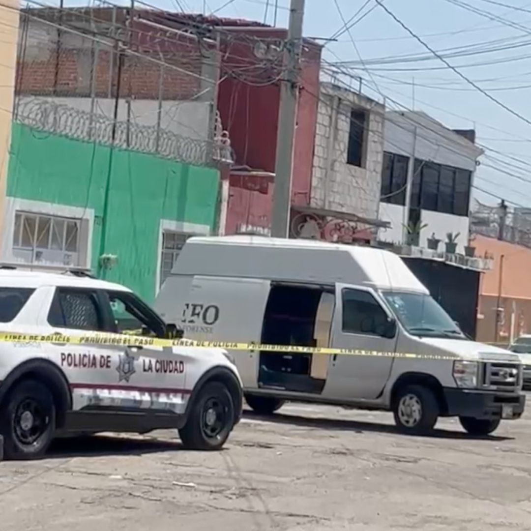 Hombre Muerto Cuerpo Cadáver en 32 Sur Juan de Palafox y Mendoza de Santa Bárbara