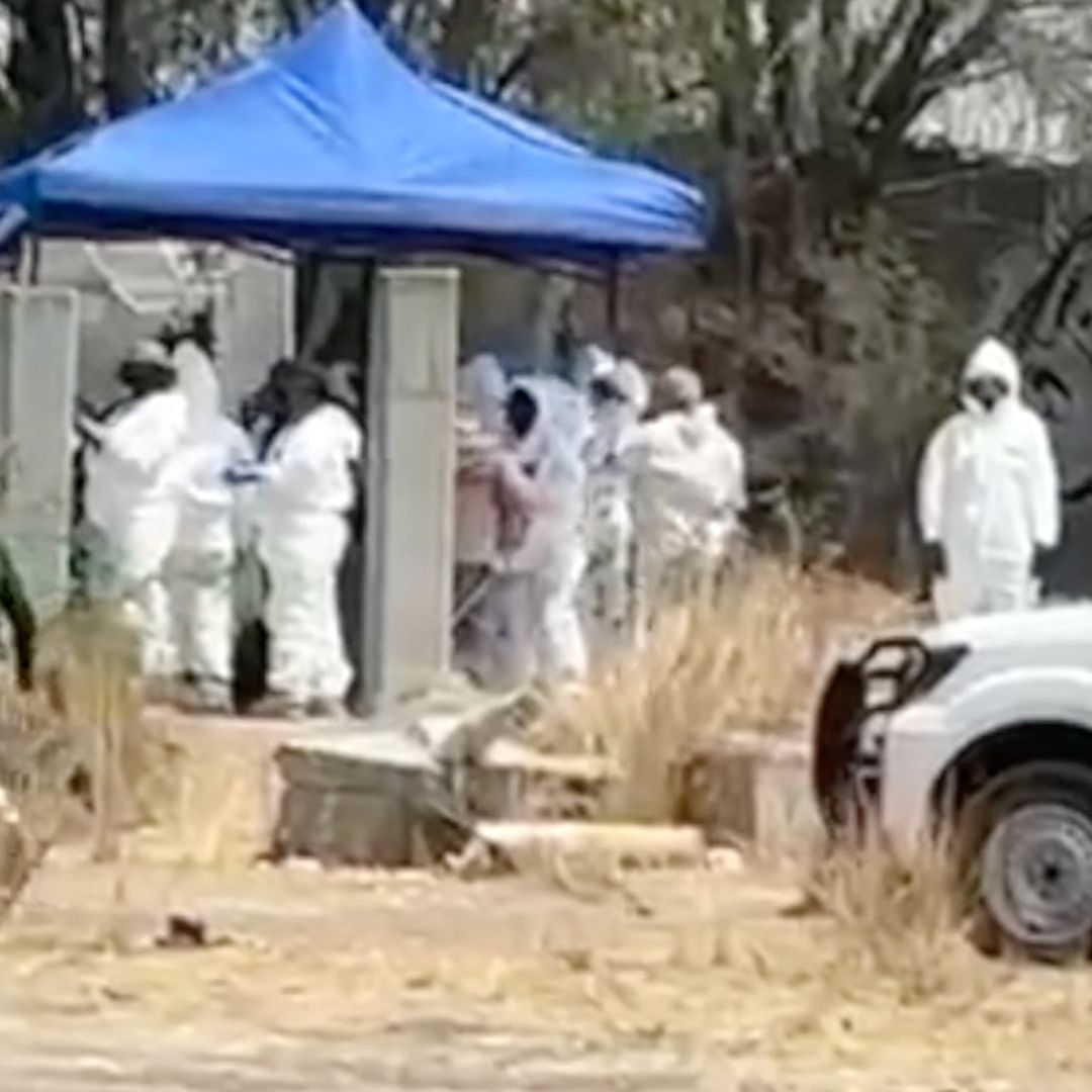 Cinco Cuerpos Fueron Encontrados en Una Fosa Clandestina en los Límites de Villagrán y Juventino Rosas, Guanajuato. Foto: N+