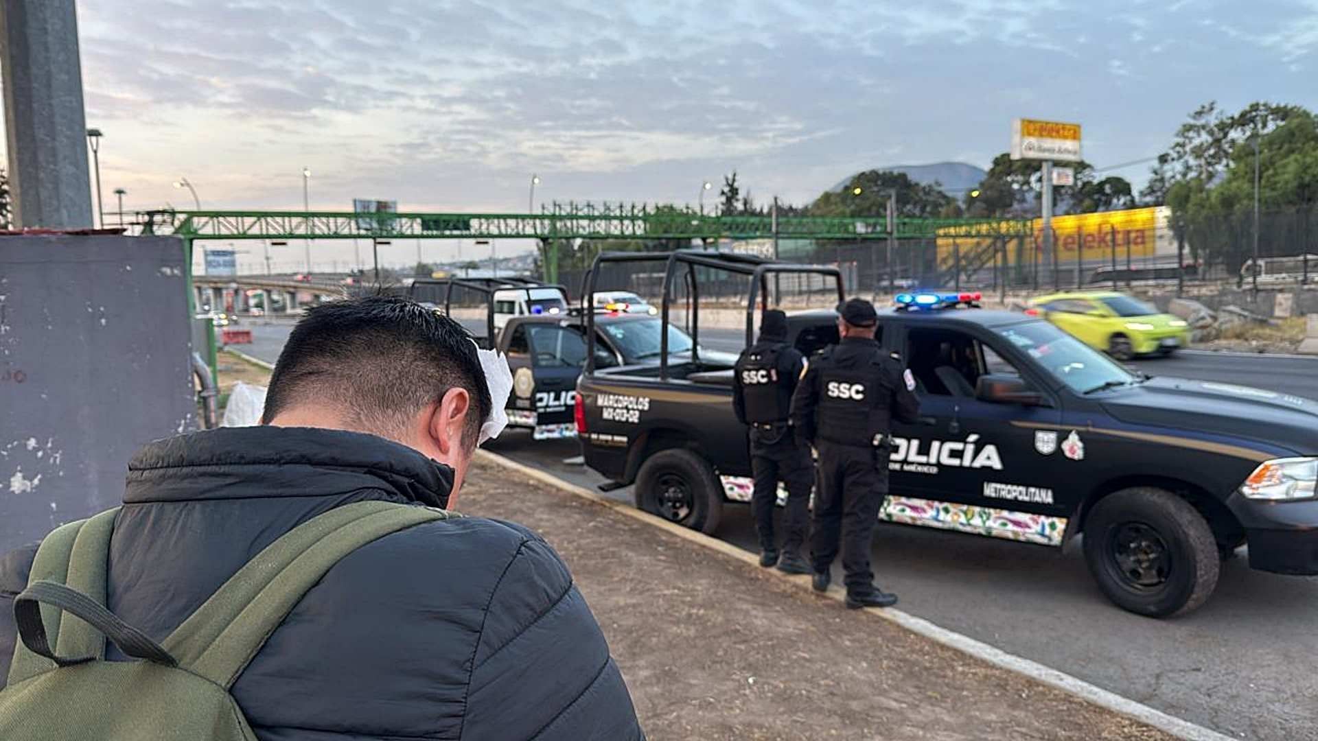 Un pasajero resultó herido durante un asalto en la México-Puebla. Foto: N+