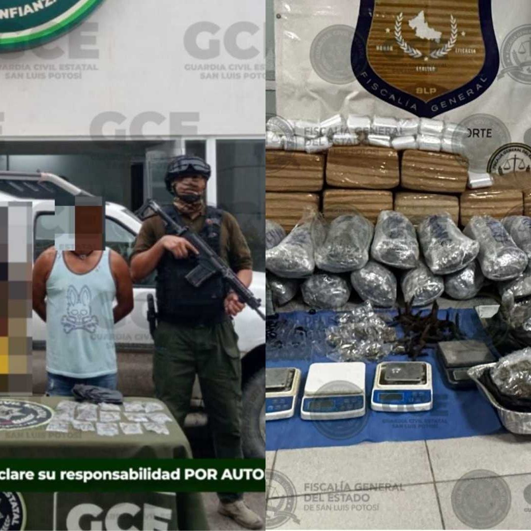 Caen con 150 Kg de Marihuana en Valles