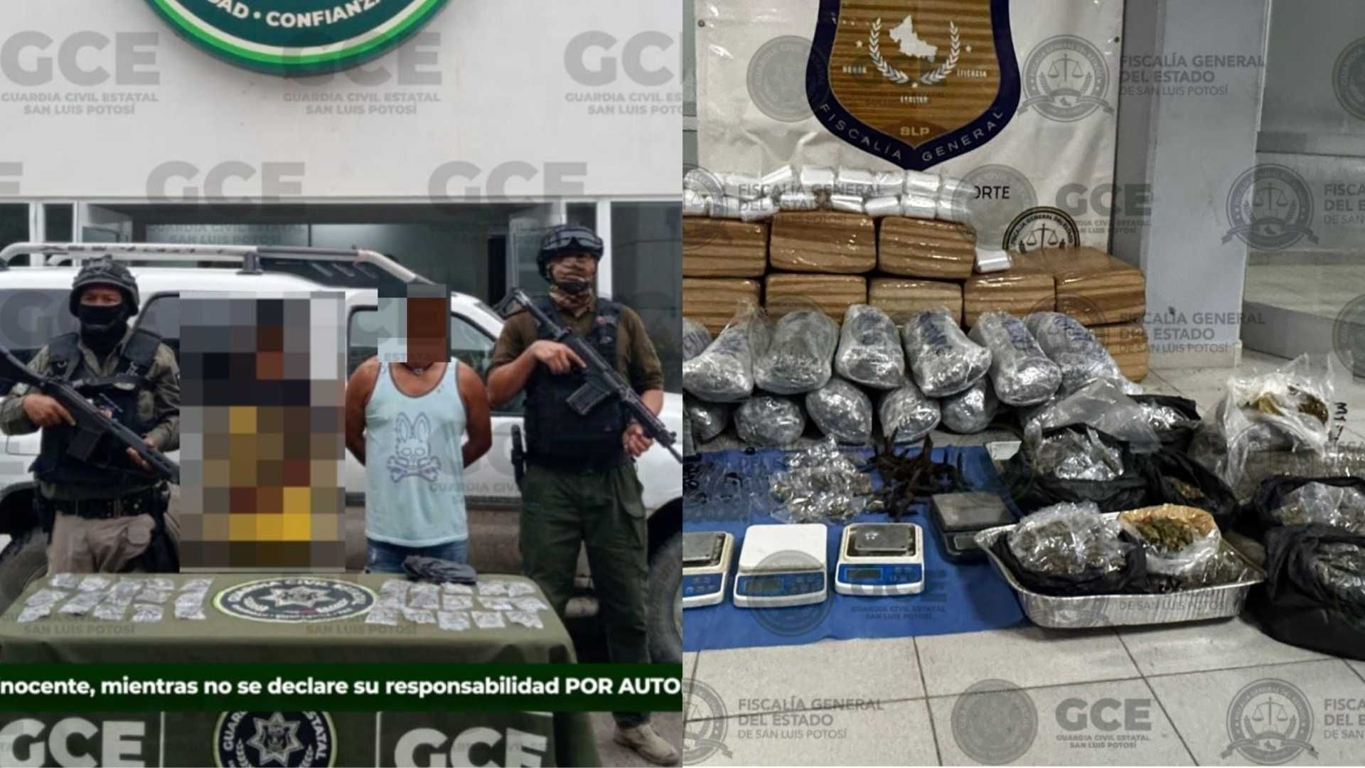 Caen con 150 Kg de Marihuana en Valles