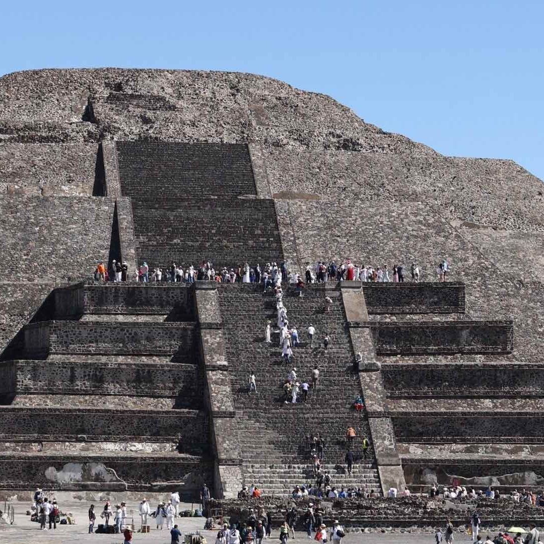 Pirámide de la Luna, sitio donde ocurrió balacera de Teotihuacán
