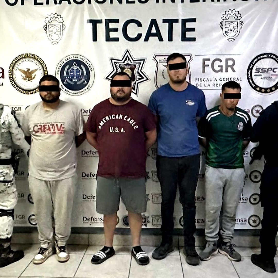 Capturan a Presunto Líder Delictivo y su Escolta en Tecate, Baja California