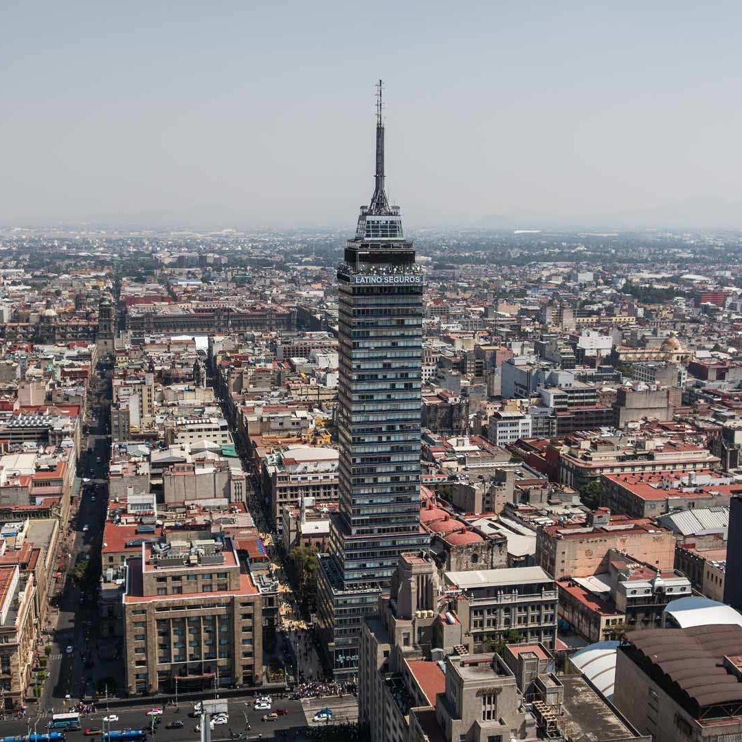 Vista panorámica de la zona centro de la Ciudad de México. Foto: N+