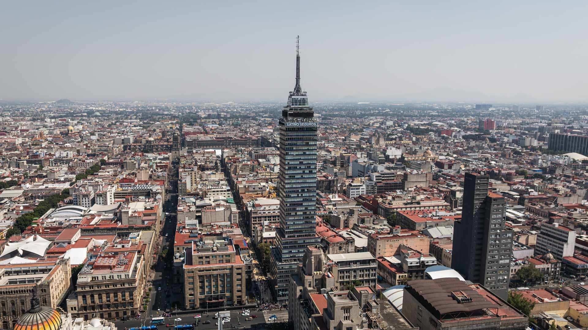 Vista panorámica de la zona centro de la Ciudad de México. Foto: N+
