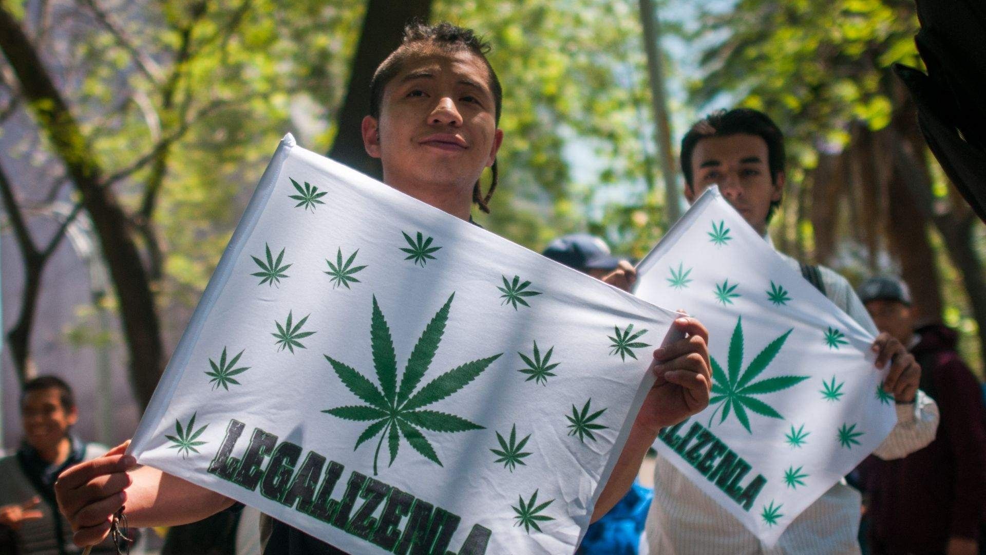 Protesta de integrantes de la Comuna 4:20
