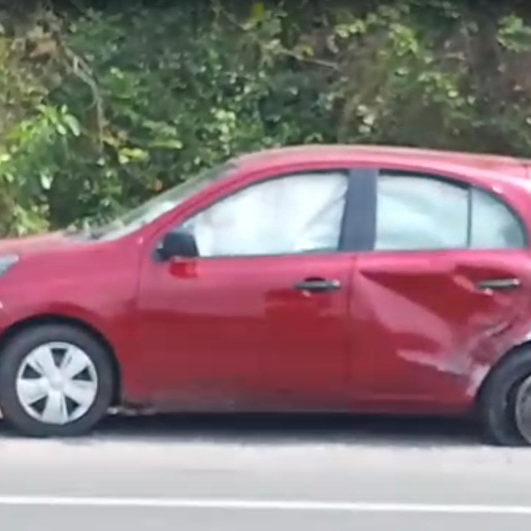 Tráiler Impacta Automóvil y Huye Hay Dos Lesionados en la Carretera Federal Córdoba Veracruz Rancho Trejo Amatlán de los Reyes