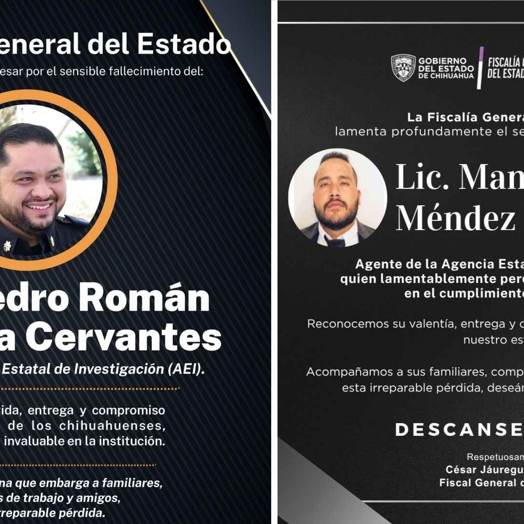 Fiscal Lamenta Fallecimiento de los Elementos