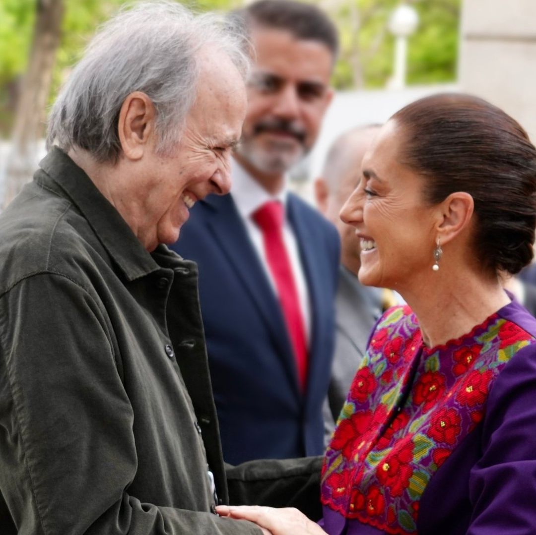 Sheinbaum Reconoce a Joan Manuel Serrat Como Símbolo de la Música y la Resistencia.
