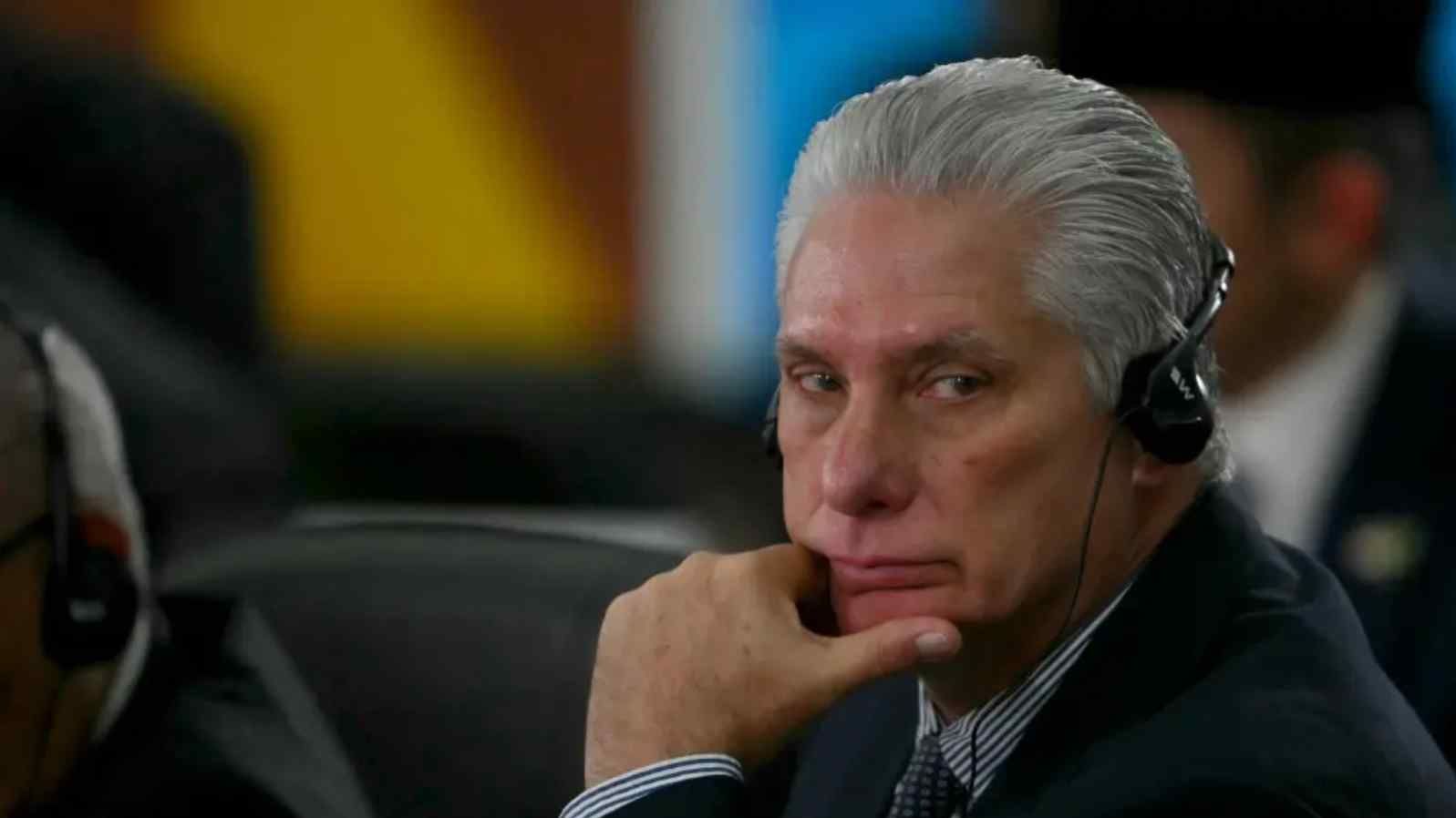 Presidente de Cuba, Miguel Díaz-Canel. Foto: AFP