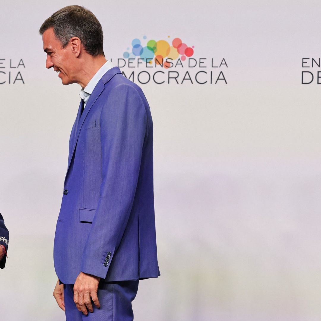Sheinbaum y Pedro Sánchez