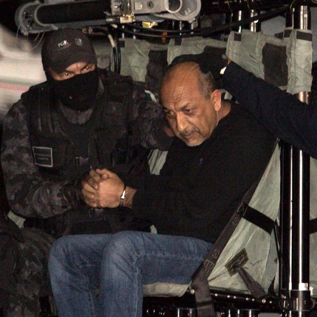 Traslado de Servando Gómez a un penal de alta seguridad en febrero de 2015, en México. Foto: Cuartoscuro | Archivo