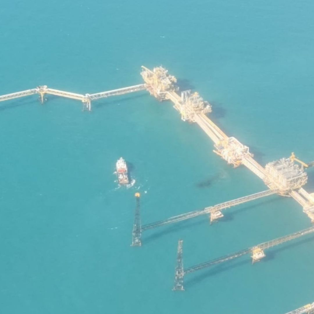 Derame de combustible en el Golfo de México