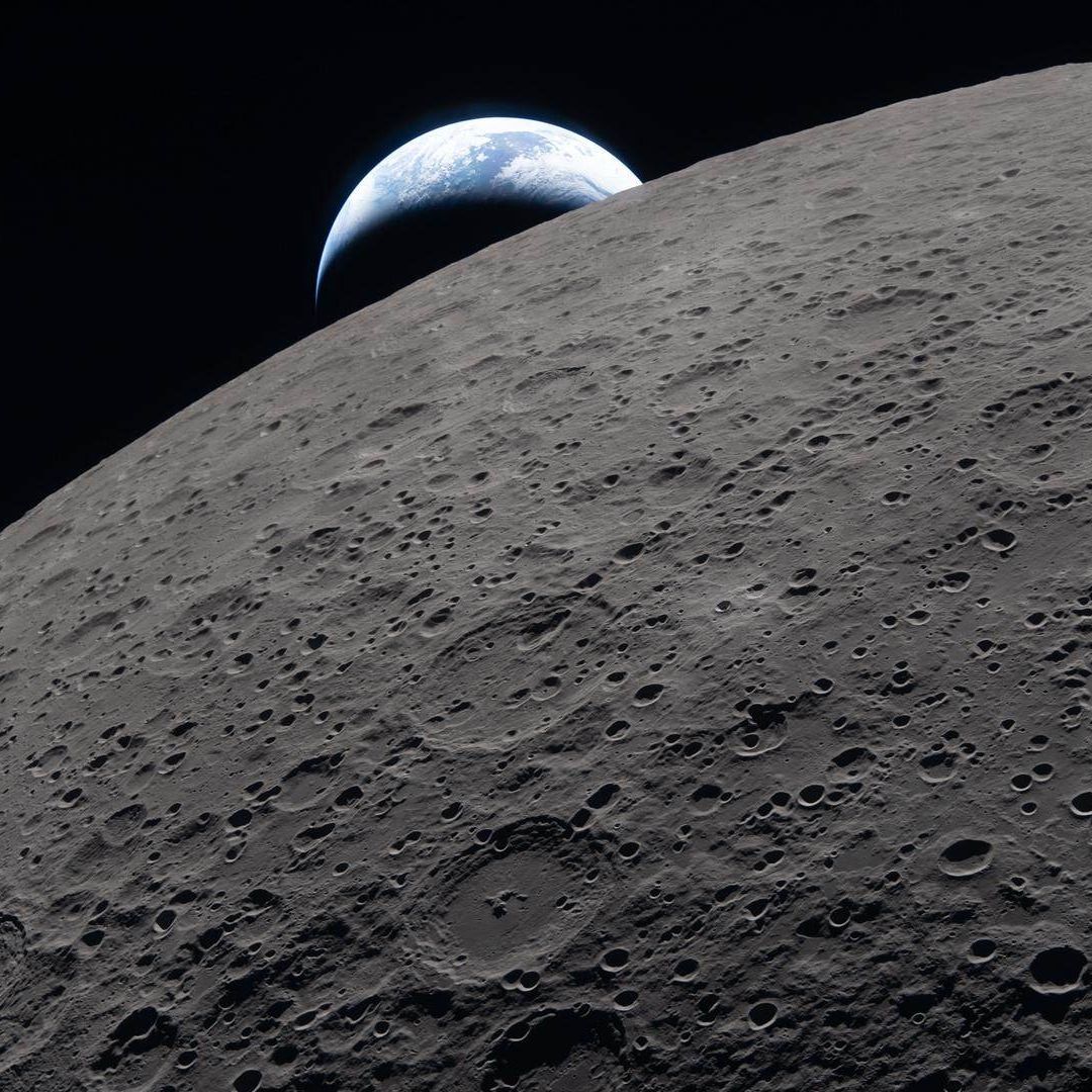 Así se ve el lado oculto de la Luna. Foto: NASA