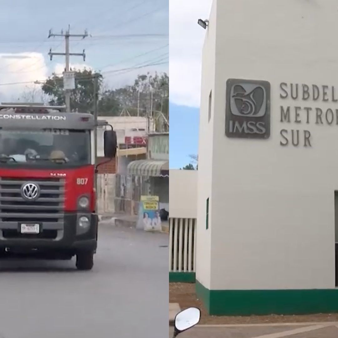 Evacúan Clínica del IMSS Unidad Médico Familiar 58 Debido a un Conato de Incendio en Mérida Yucatán
