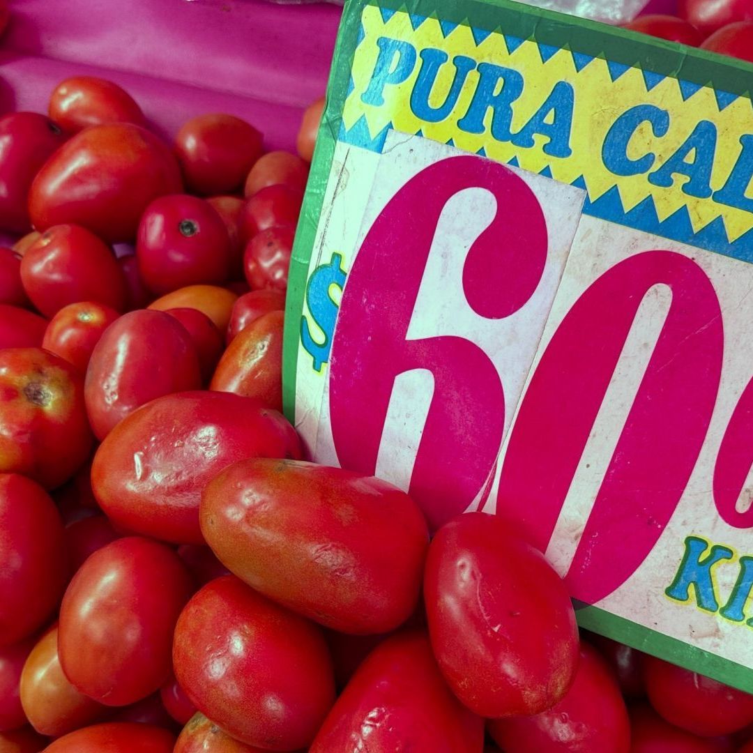 Jitomate en mercado de CDMX