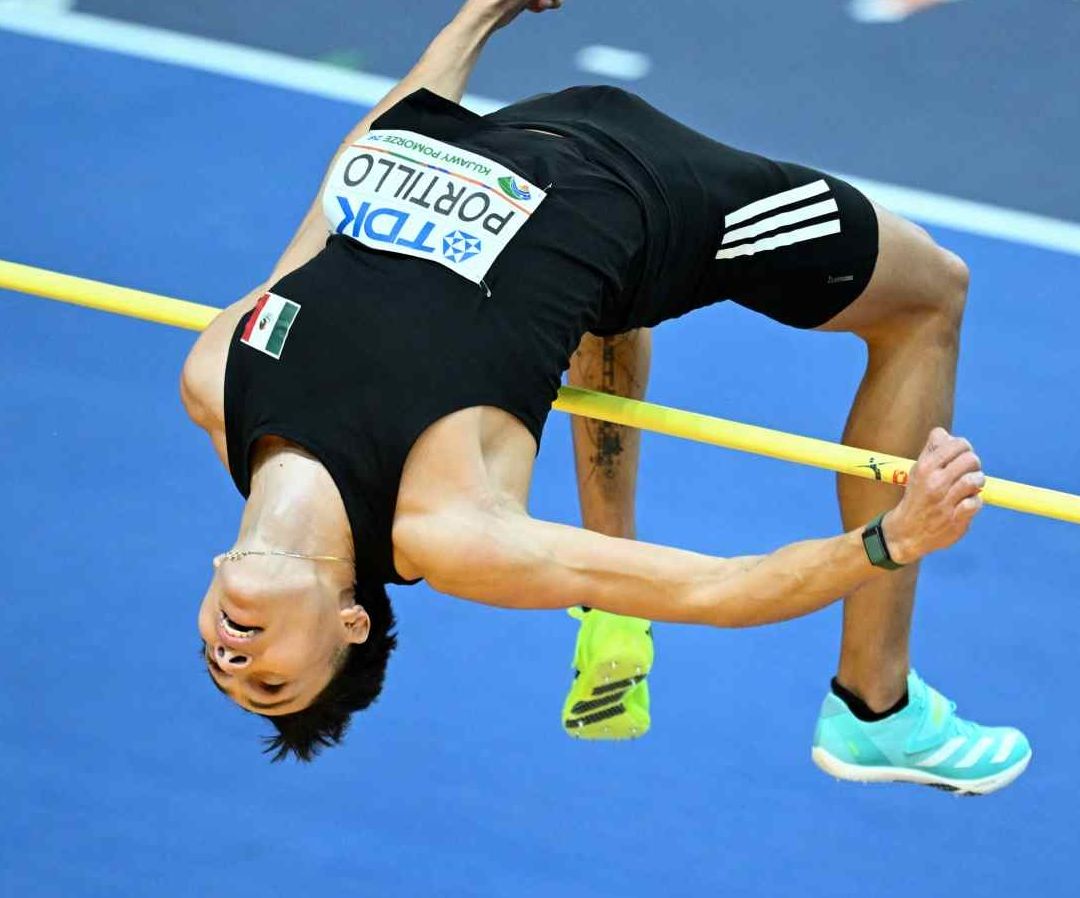 Erick Portillo Hace Historia Y Conquista Primera Medalla de Plata Para México En Salto de Altura. Foto: AFP