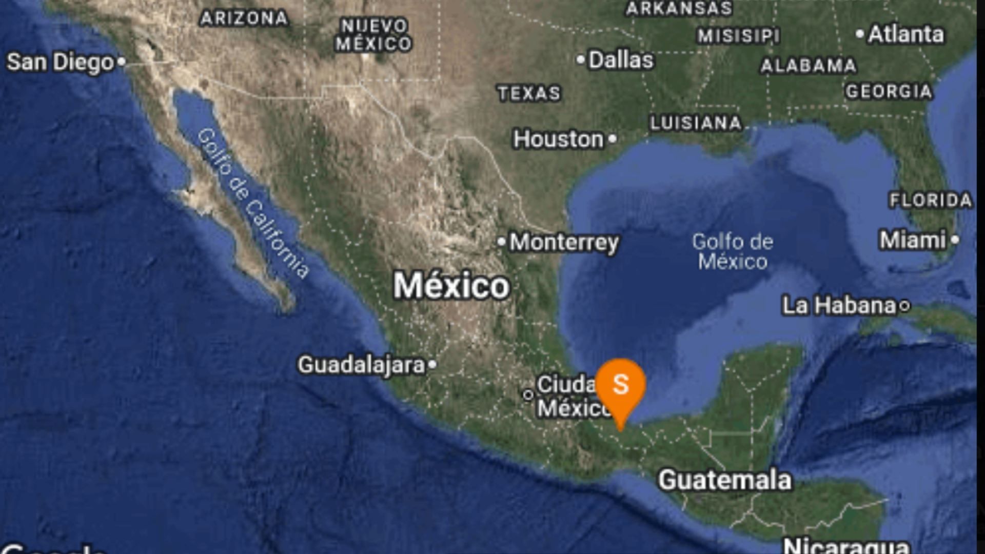 sismo en el sur de Veracruz hoy jueves 12 de marzo.