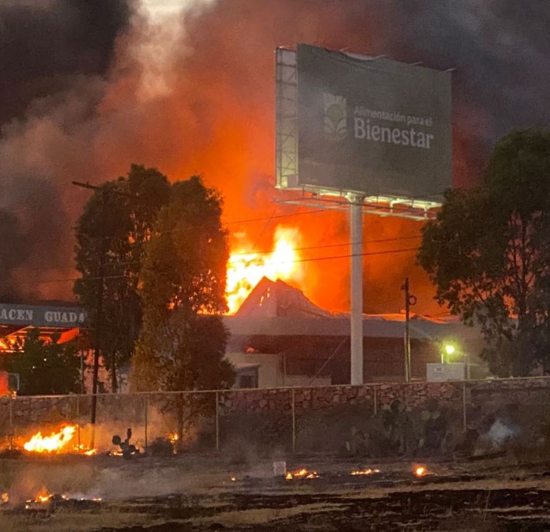 Incendio en Bodegas de SEGALMEX Hoy en Zacatecas. Qué Pasó