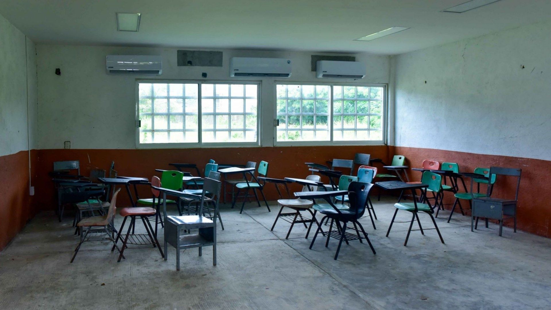 Salón de clases de escuela de Guerero. Foto: Cuartoscuro | Archivo