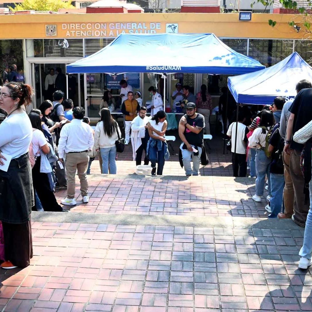 Escaneo facial en instalaciones de la Universidad Nacional Autónoma de México