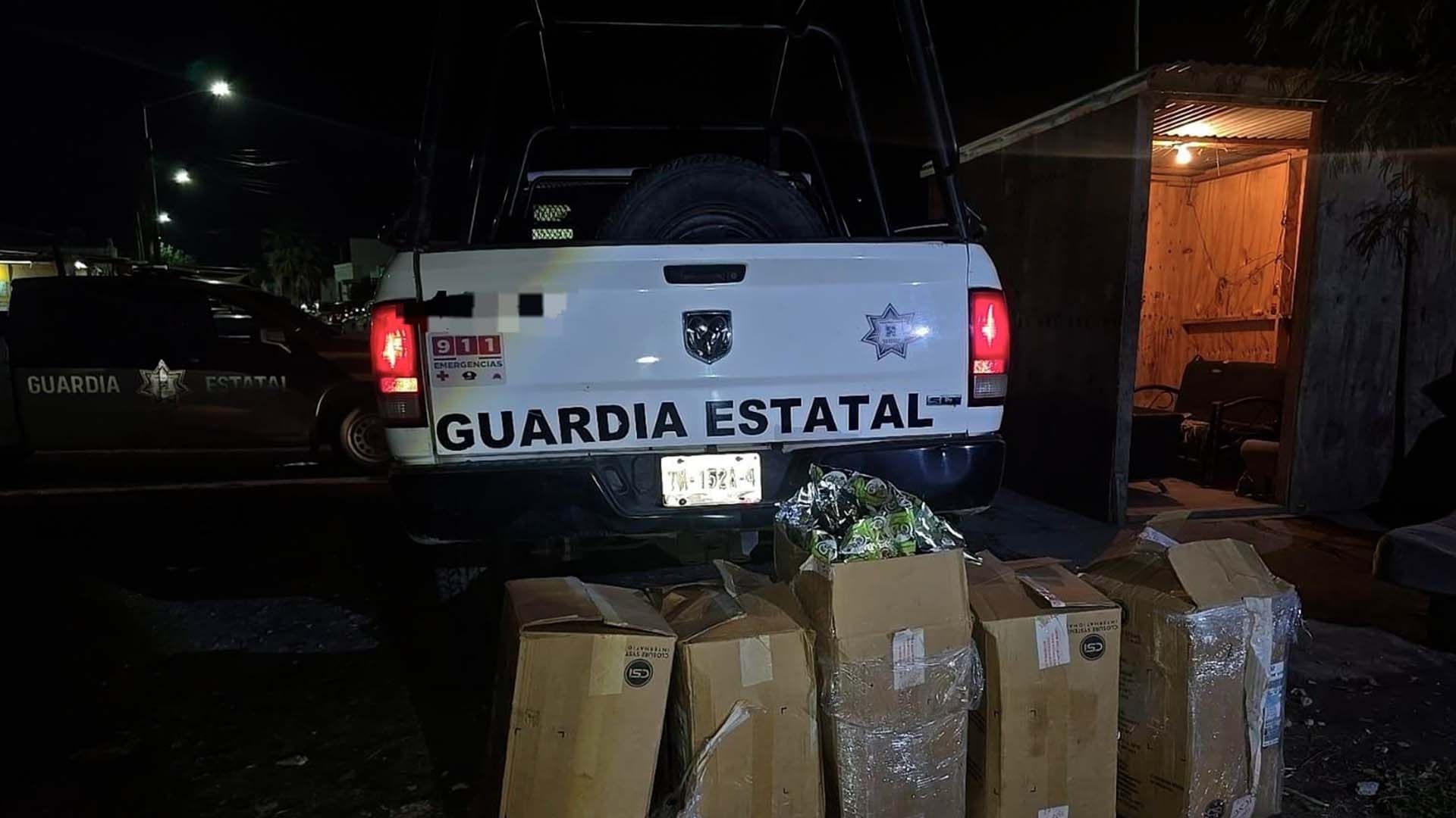 Autoridades Aseguran 80 Paquetes de Marihuana en Fraccionamiento de Río Bravo, Tamaulipas
