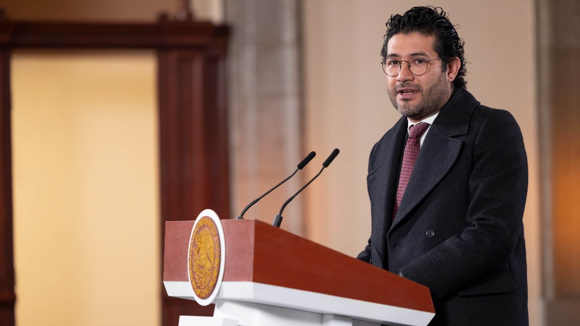 Marath  Baruch Bolaños López, titular de la Secretaría del Trabajo y Previsión Social.