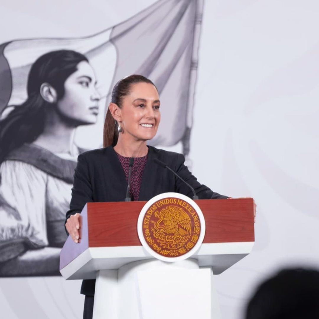 La presidenta Claudia Sheinbaum