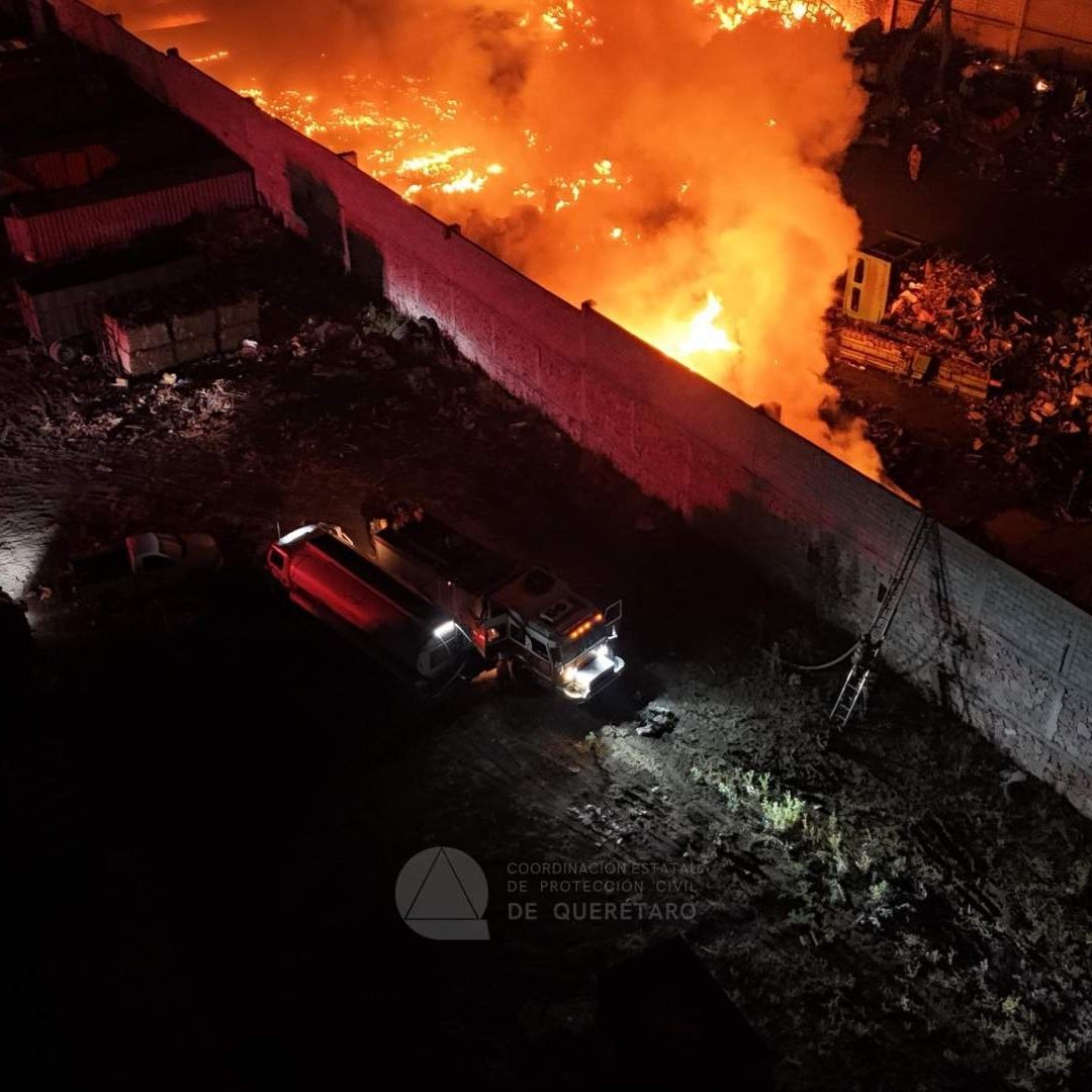 Incendio en Querátaro.