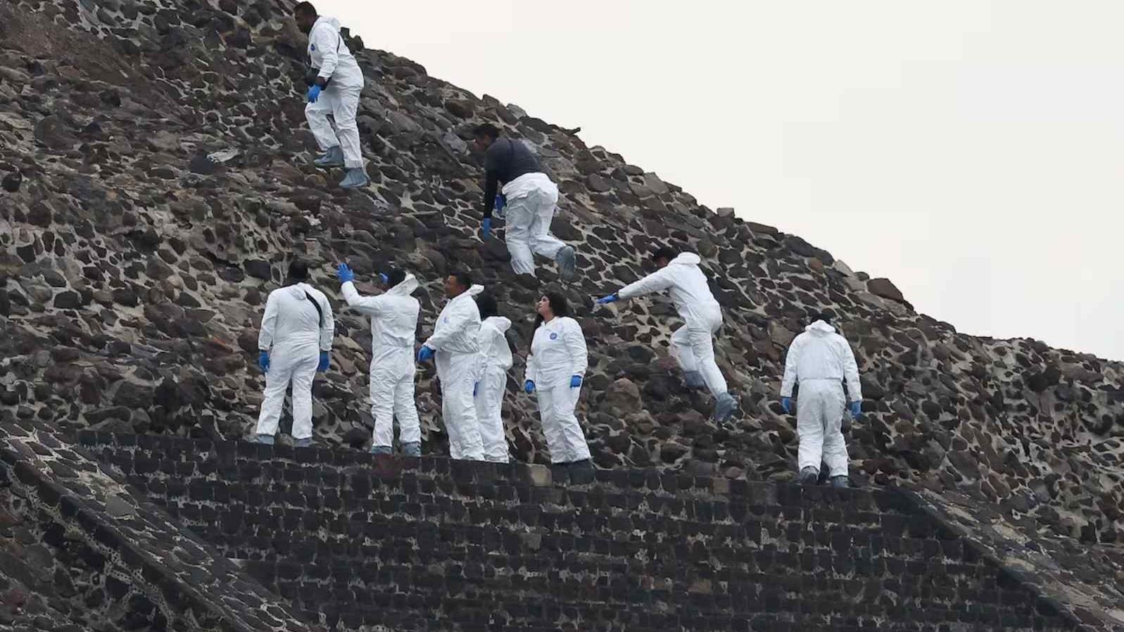Tiroteo en Pirámides de Teotihuacán. Foto: Reuters