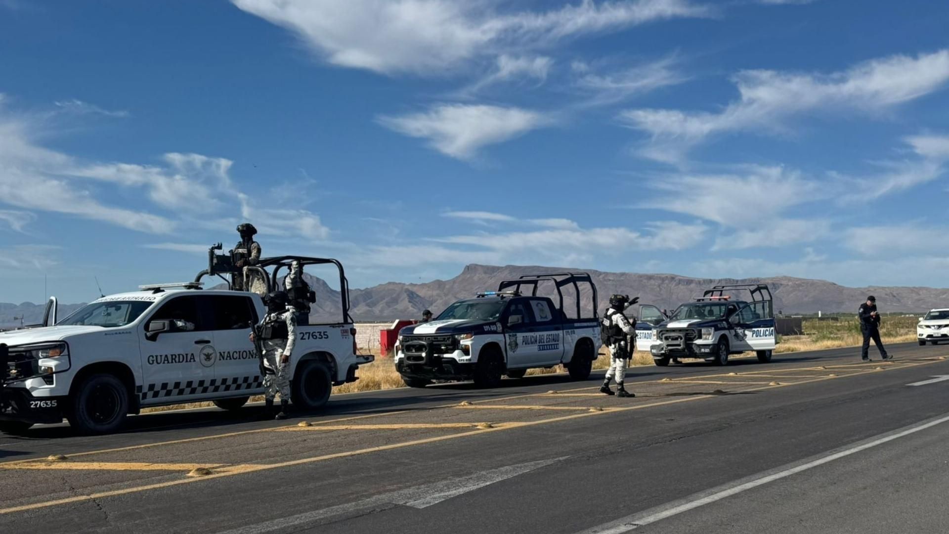 Reportan Enfrentamiento en Ojinaga y Bloqueo de Carretera en Aldama, Chihuahua