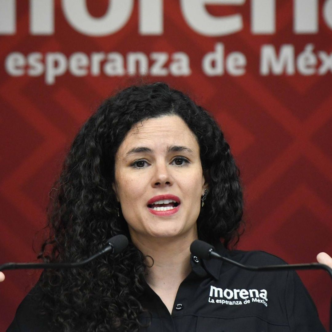 Luisa María Alcalde, dirigente nacional de Morena,