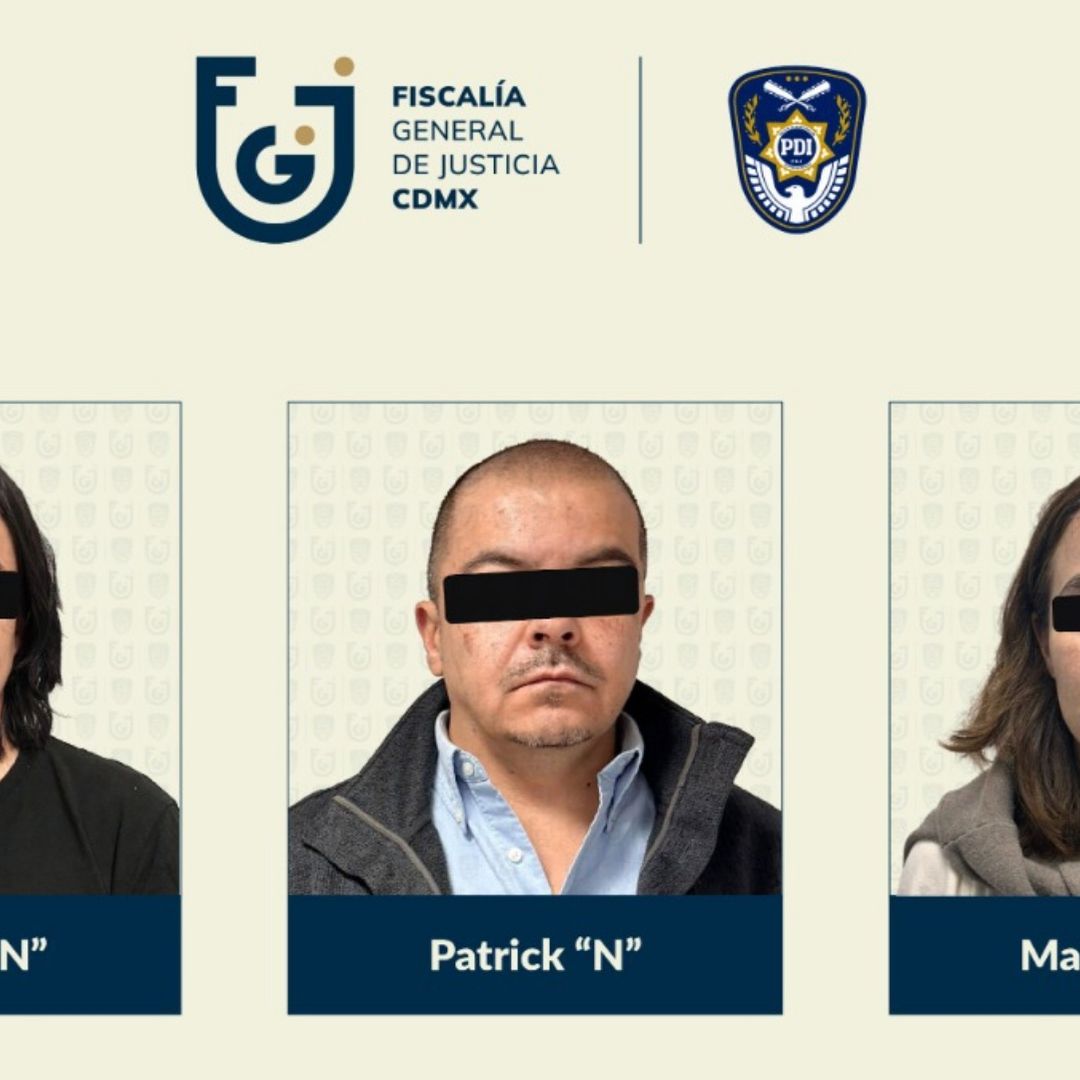 Detenidos por fraude MetaXchange. Foto: Fiscalía CDMX