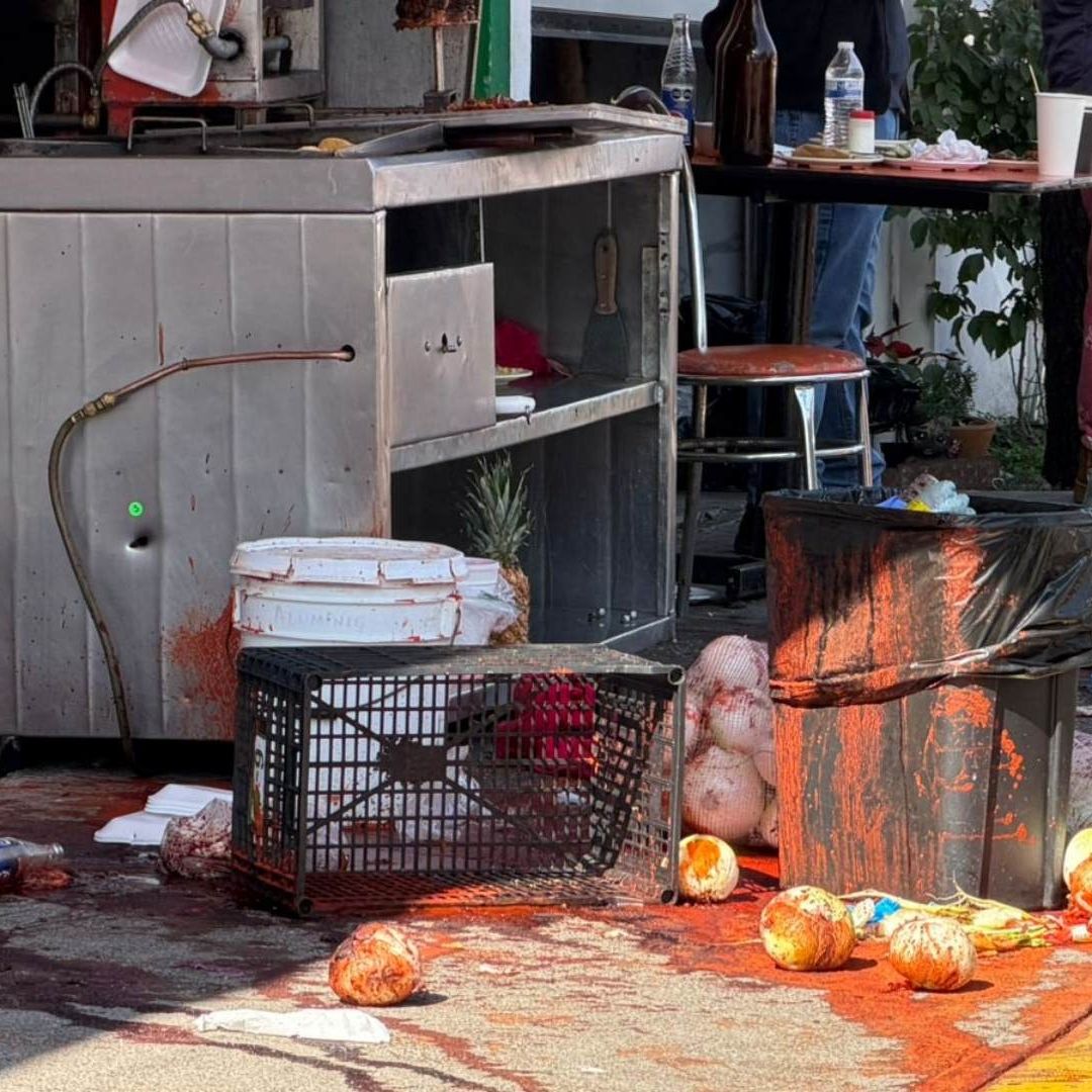 Taquería donde se registró balacera en la CDMX. Foto: N+