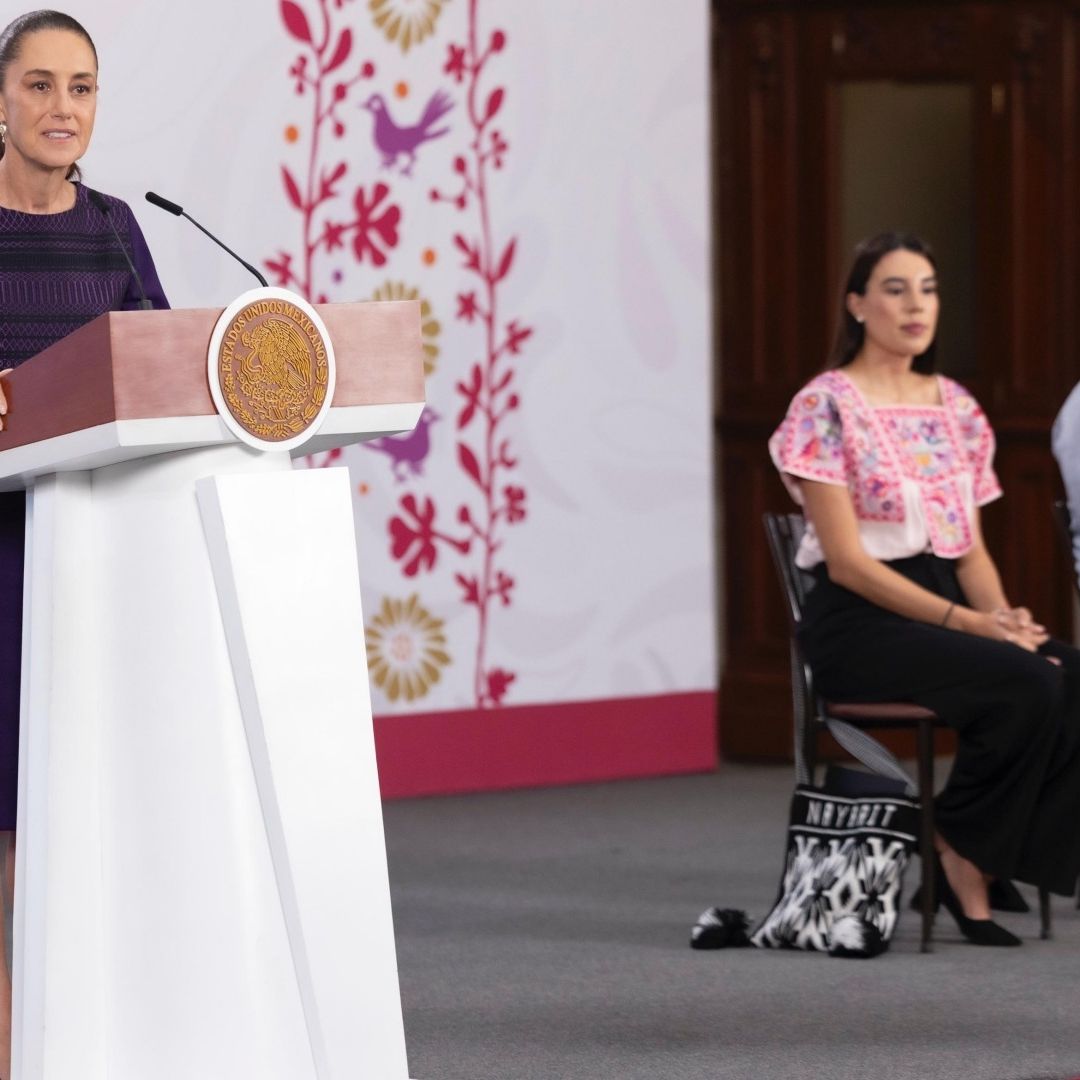 Claudia Sheinbaum, presidenta de México. Foto: EFE