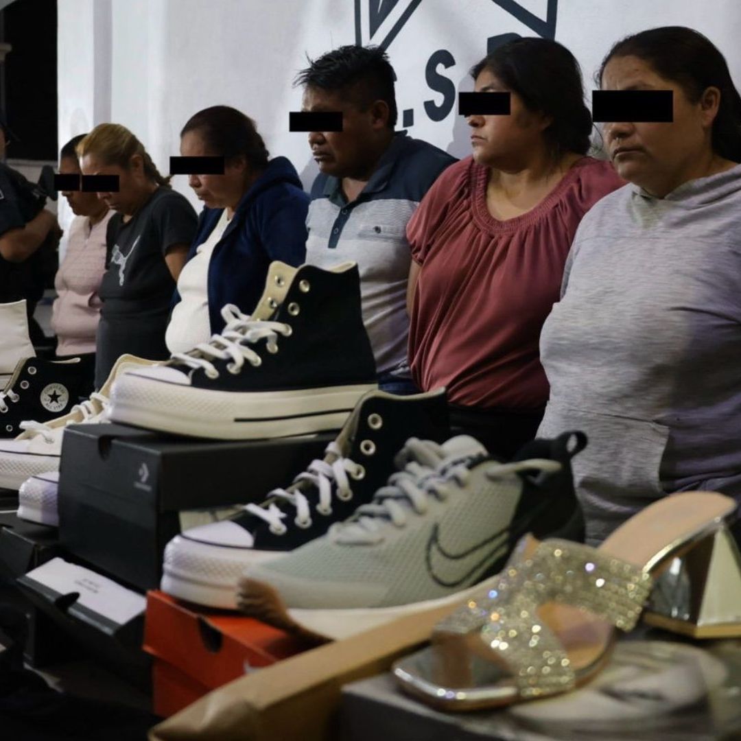 Robo Coppel Teziutlán Puebla Seis Personas Detenidas Mujeres y Hombre con Ropa y Zapatos
