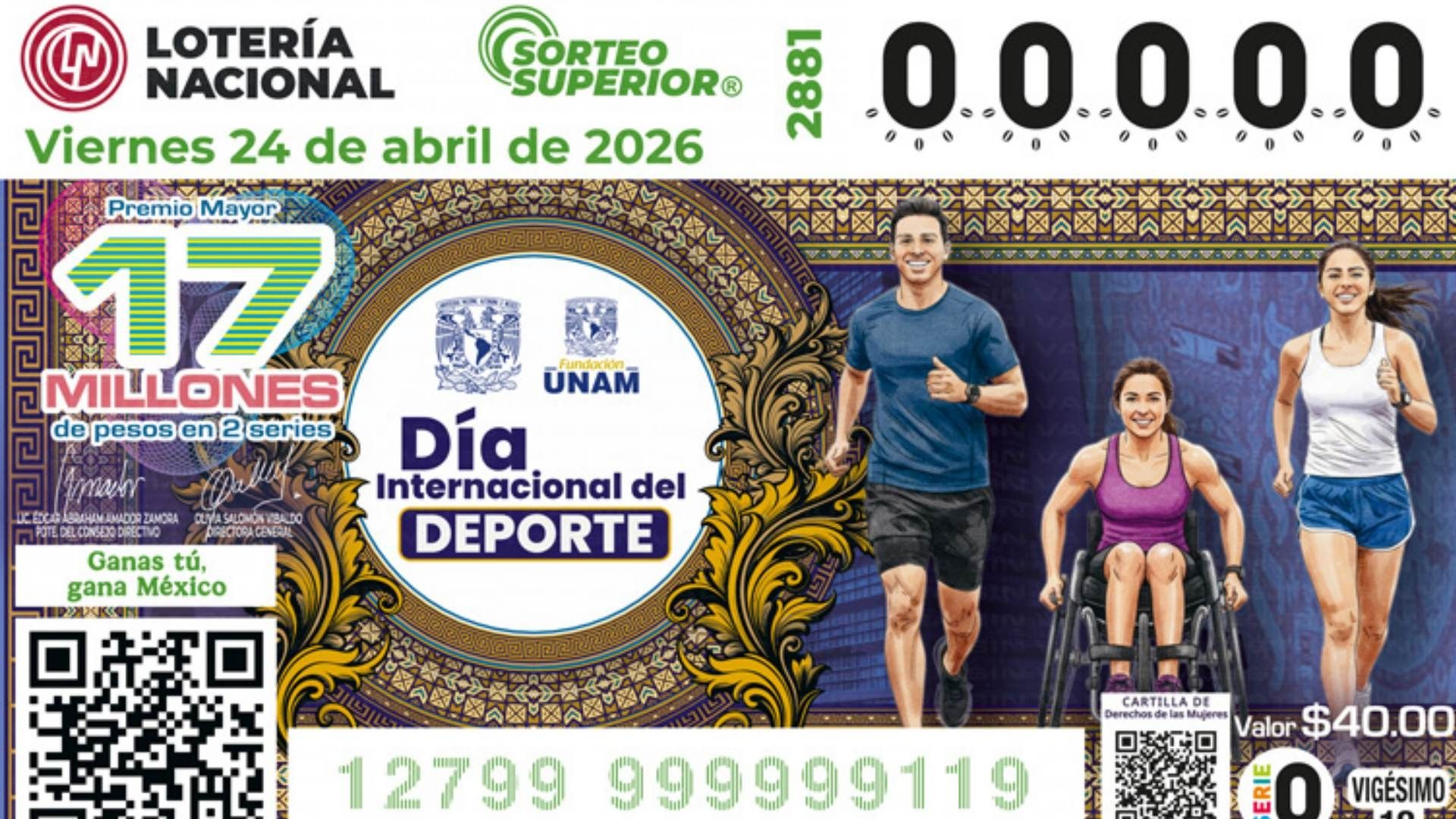 Resultados Lotería Nacional hoy 24 de abril 2026 lista de números ganadores Sorteo Superior 2881