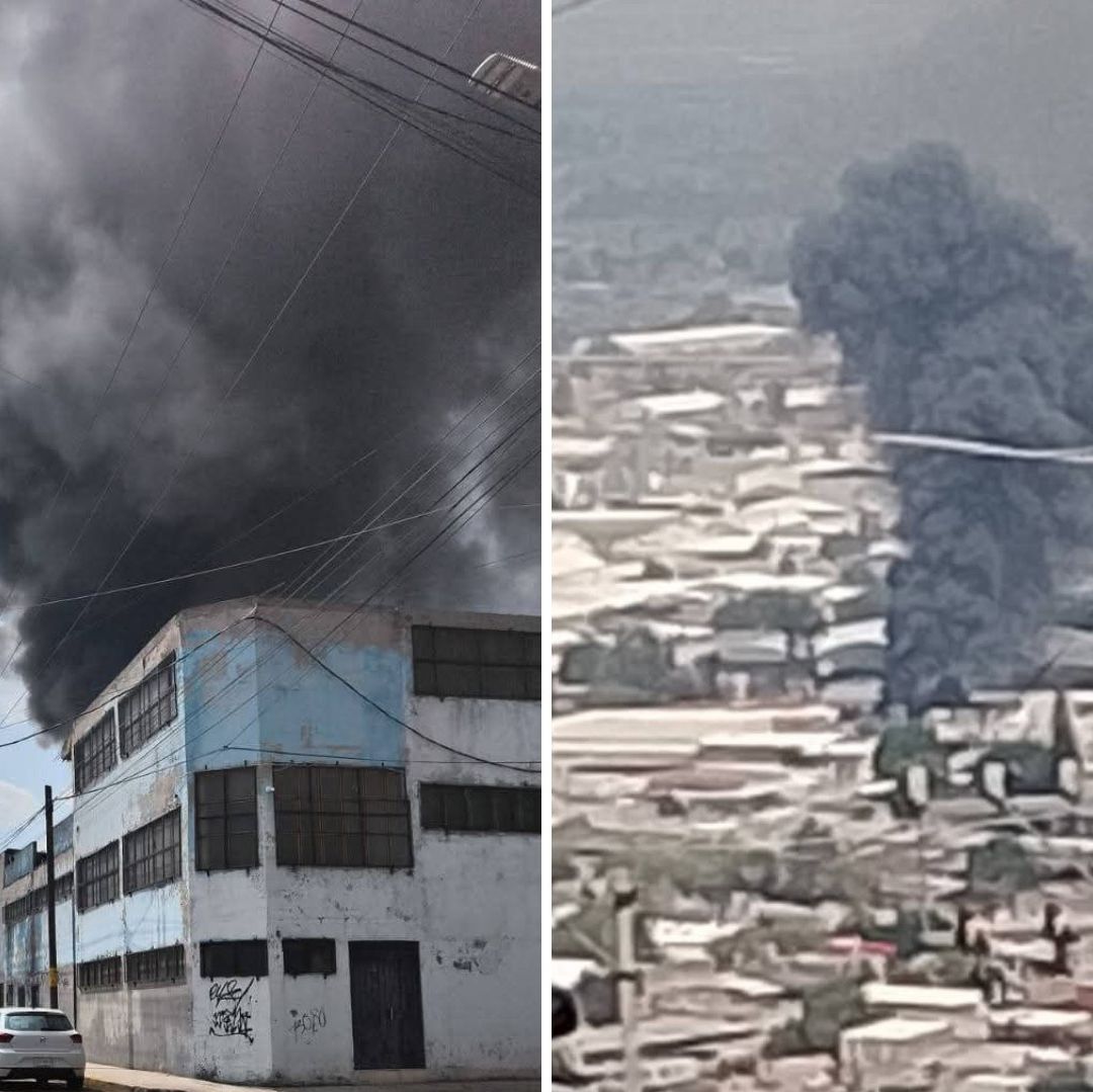 ¿Qué Pasó en Ecatepec Hoy? Reportan Fuerte Incendio en Fábrica en Colonia Rústica Xalostoc