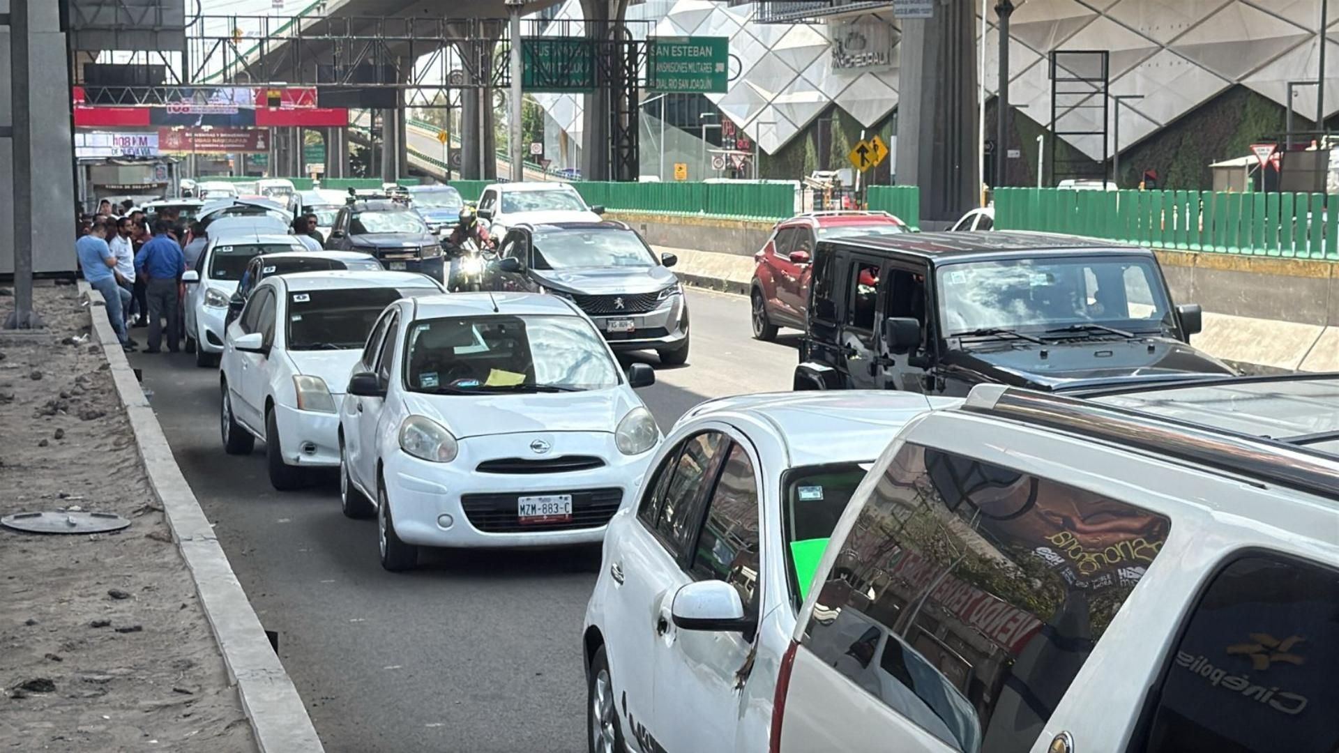 Bloqueo de taxis hoy