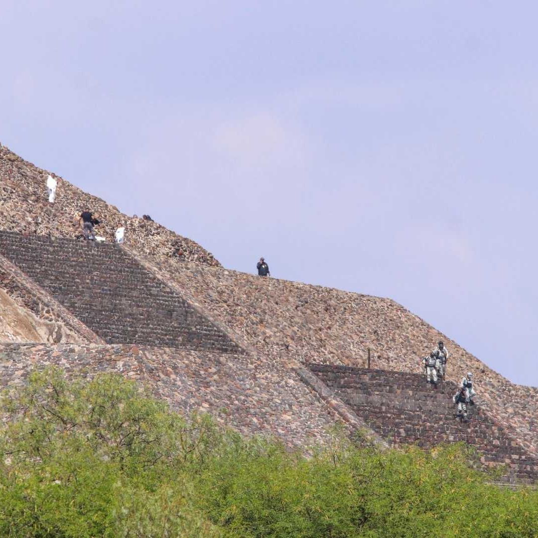 Balacera en Teotihuacán