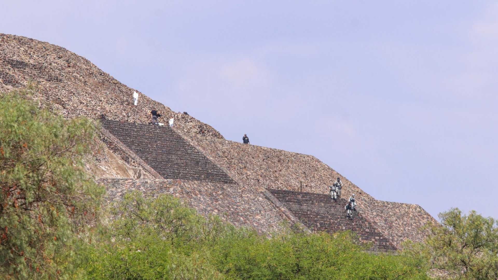 Balacera en Teotihuacán