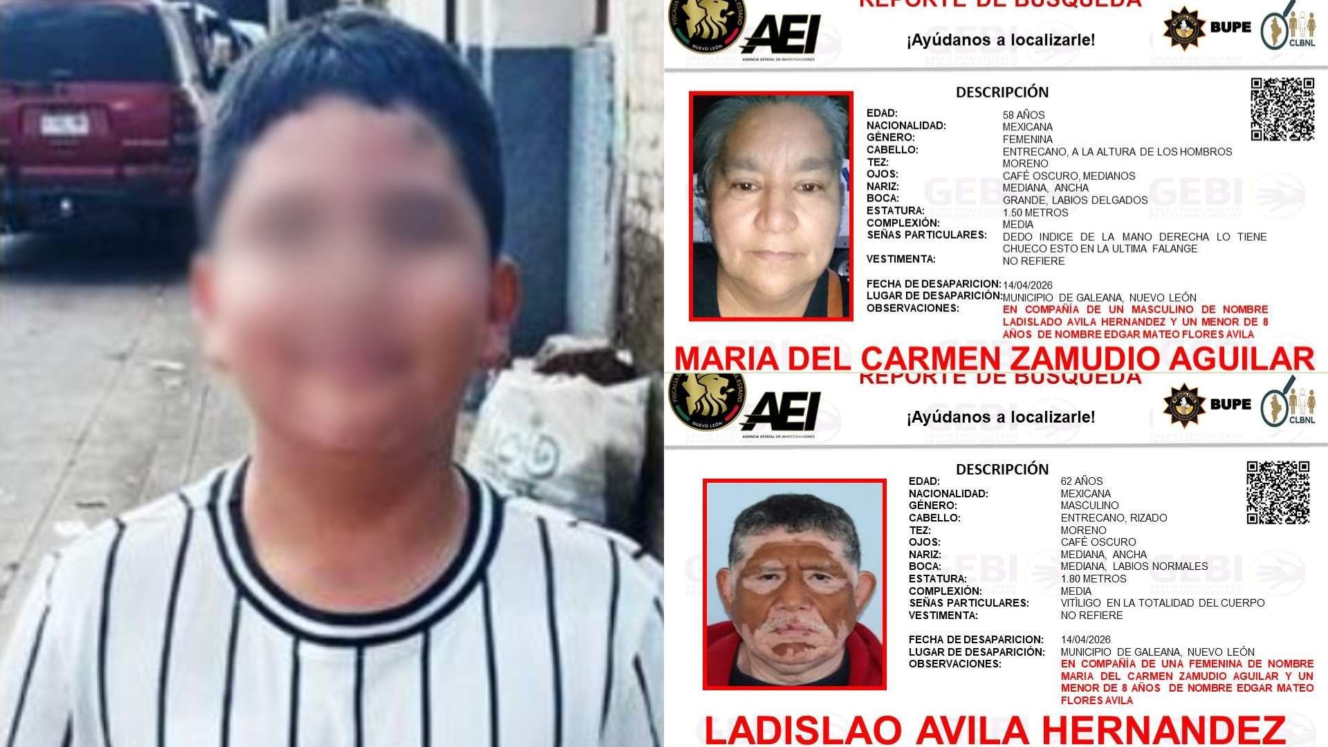 Ficha de búsqueda de desaparecidos