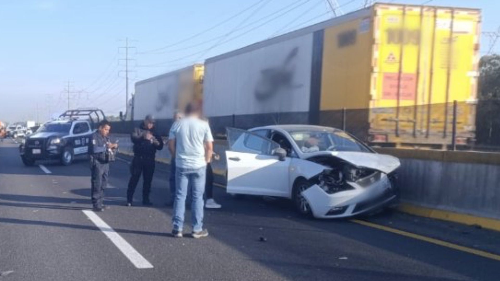 Autopista México Puebla Accidente Tráfico por Cierre Parcial en Altura de San Miguel Xoxtla