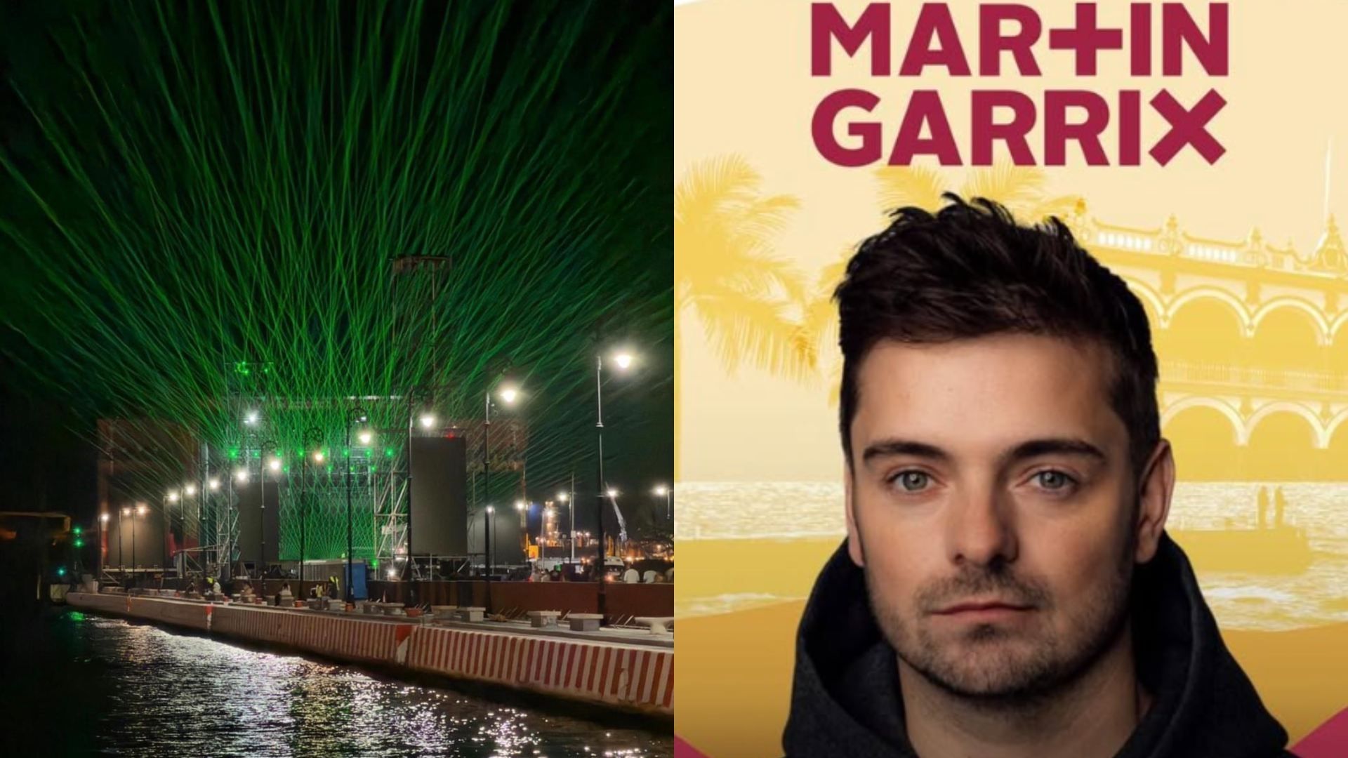 escenario concierto Puerto Sonoro Martin Garrix